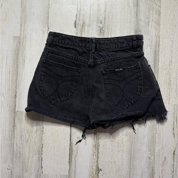 ROLLA'S Duster High Rise Slim Jean Shorts Size 27 - Picture 6 of 7
